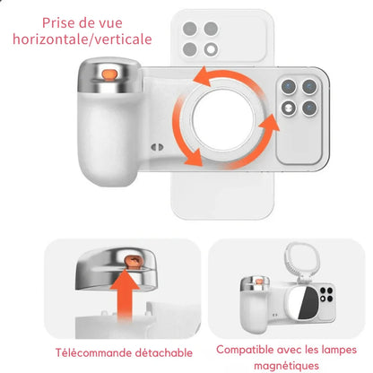 Poignée magnétique pour appareil photo de téléphone - Rondor