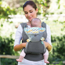 Porte - bébé randonnée gris à capuche en coton - Rondor