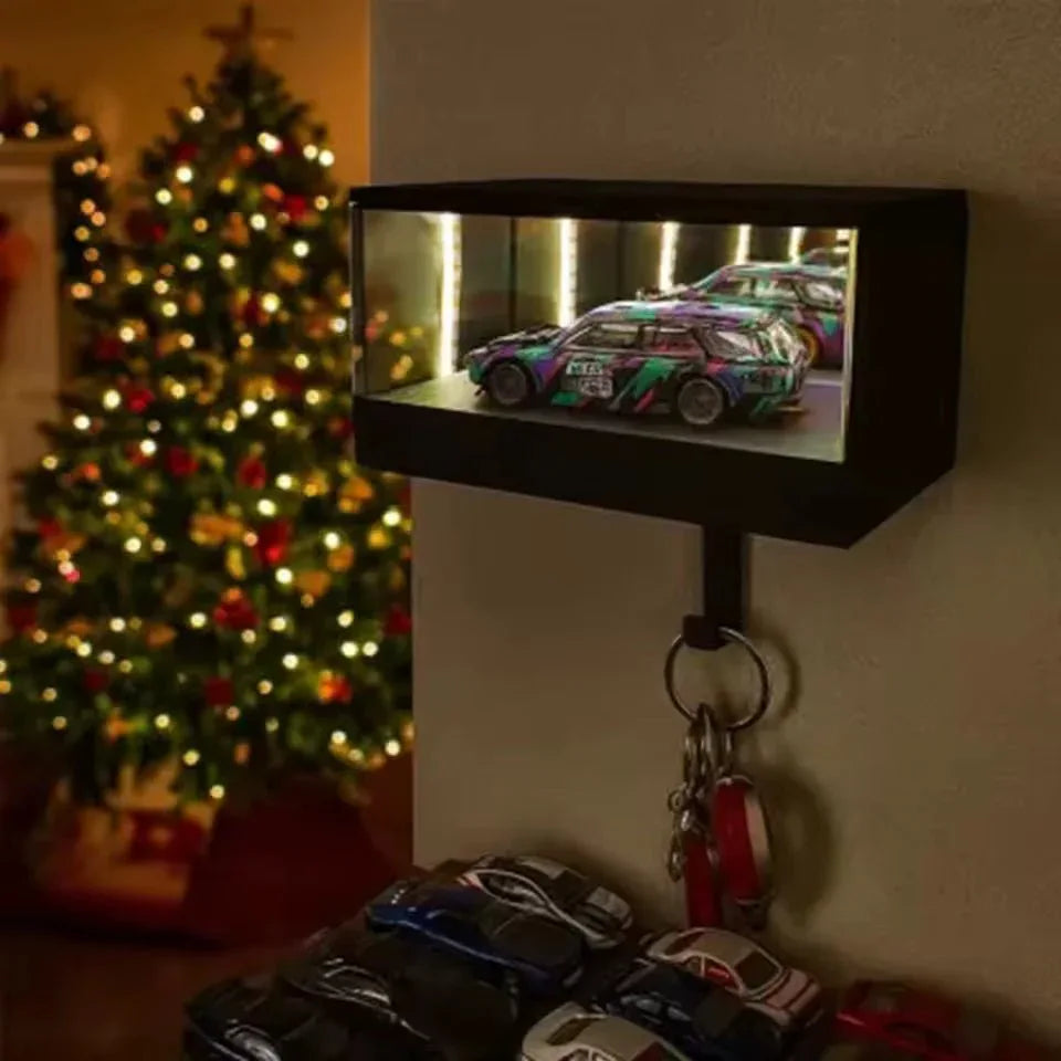 Porte - Clés Garage Infini - Effet Tunnel Lumineux LED, Arrêt Automatique, Cadeau Voiture - Rondor