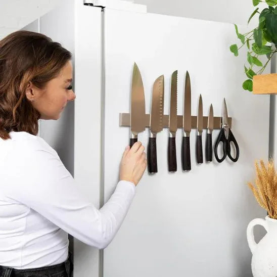 Porte Couteau Aimanté – Organisation et Style pour Votre Cuisine - Rondor