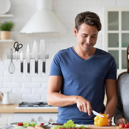 Porte Couteau Aimanté – Organisation et Style pour Votre Cuisine - Rondor