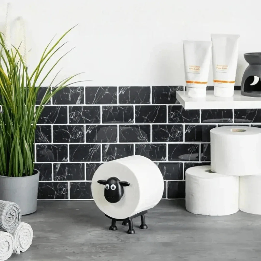 Porte - rouleau décoratif en forme de mouton - Rondor