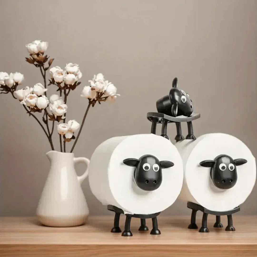 Porte - rouleau décoratif en forme de mouton - Rondor