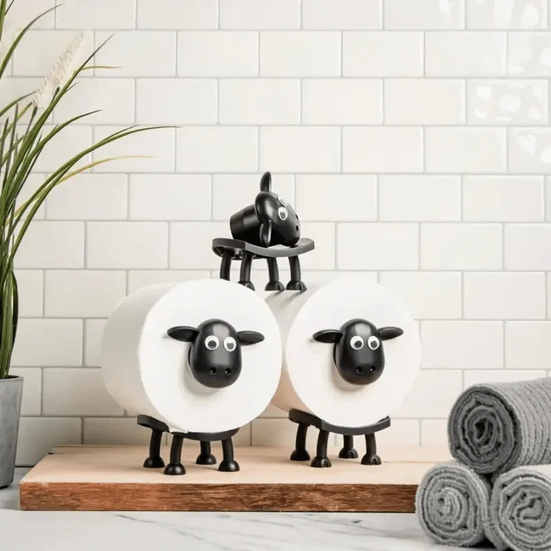 Porte - rouleau décoratif en forme de mouton - Rondor