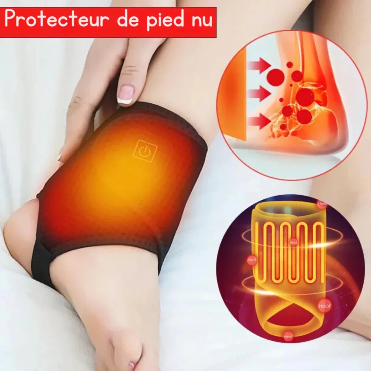 PROTECTEUR DE PIED NU CHAUFFANT - Rondor