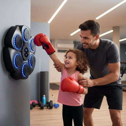 PUNCHBEAT – Machine de boxe intelligente avec musique Bluetooth et éclairage RGB - Rondor