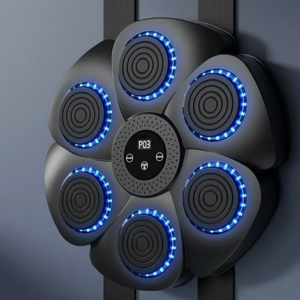 PUNCHBEAT – Machine de boxe intelligente avec musique Bluetooth et éclairage RGB - Rondor