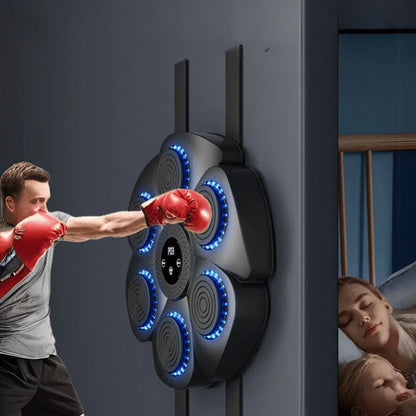 PUNCHBEAT – Machine de boxe intelligente avec musique Bluetooth et éclairage RGB - Rondor