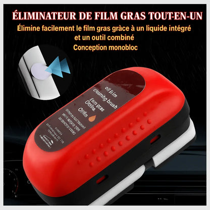 PureVue™ – Brosse Nettoyante Pare - Brise Anti - Traces & Anti - Buée - Rondor