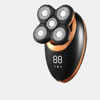 Rasoir Électrique – Tondeuse Sans Fil Étanche pour Hommes avec 5 Têtes Rotatives - Rondor