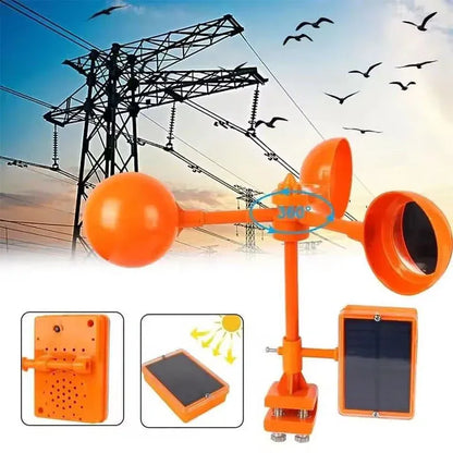 Réflecteur Anti - Oiseaux & Girouette Sonore | Protection & Décoration Écologique - Rondor