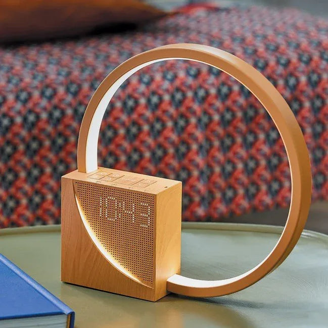 Réveil Lumineux Multifonction – Lampe Tactile avec Bruits Blancs & Wake - Up Light - Rondor