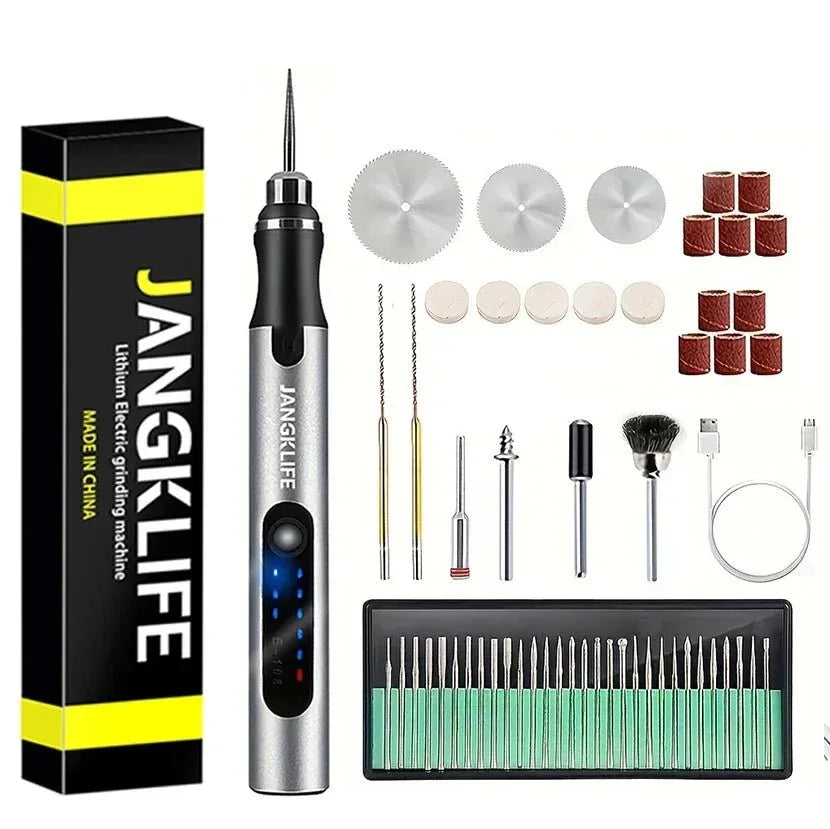 RotarPro™ | Stylo Graveur Électrique Sans Fil, Outil de Gravure Multifonction - Rondor
