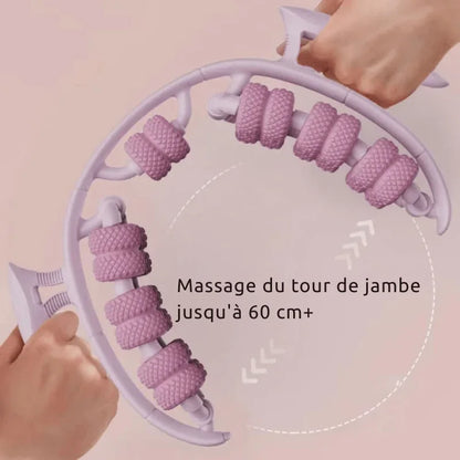 ROULEAU MASSAGE 3 EN 1 : CELLULITE - JAMBES LOURDES - RÉTENTION D'EAU - Rondor