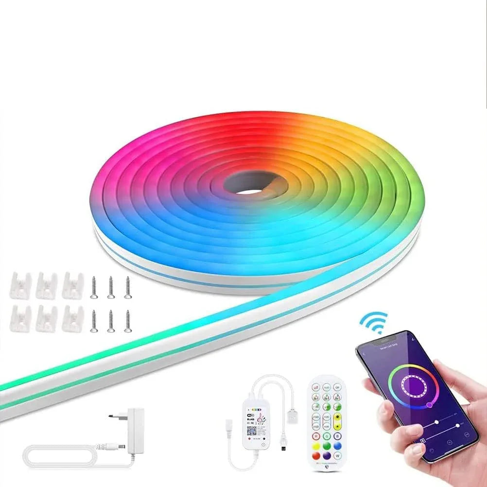 Ruban Néon LED Flexible Design Ondulé RGBIC - Rondor