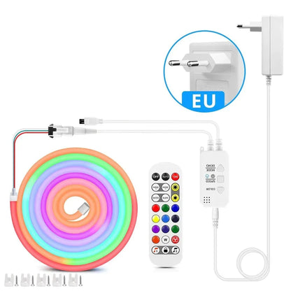 Ruban Néon LED Flexible Design Ondulé RGBIC - Rondor