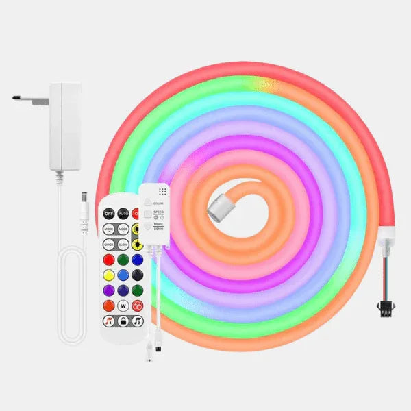 Ruban Néon LED Flexible Design Ondulé RGBIC - Rondor