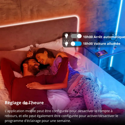 Ruban Néon LED Flexible Design Ondulé RGBIC - Rondor