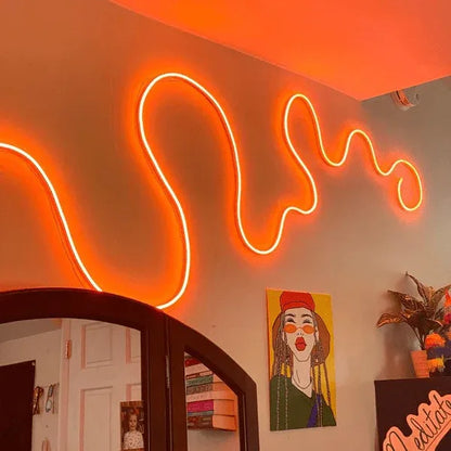 Ruban Néon LED Flexible Design Ondulé RGBIC - Rondor