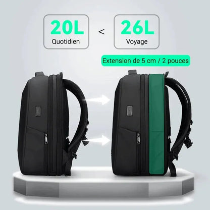 Sac à Dos Intelligent à Coque Rigide et Extensible – Voyage, Travail, Quotidien | RONDOR - Rondor