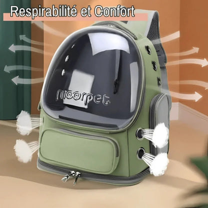 Sac à Dos pour Chat - Bulle Transparente | JuJuCatPack™ - Rondor