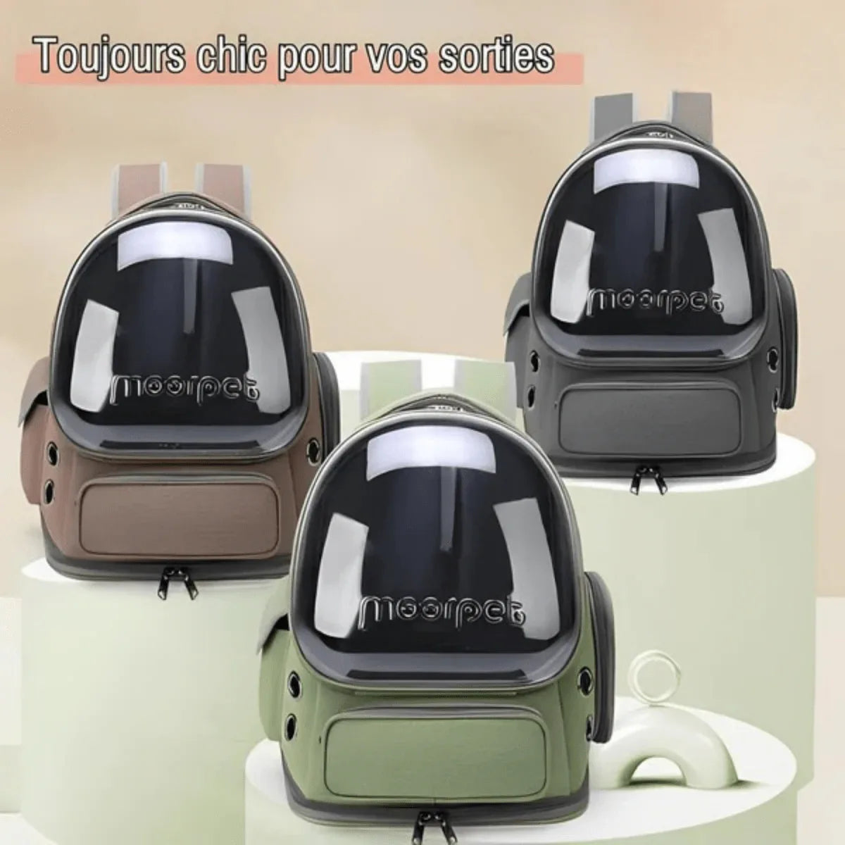 Sac à Dos pour Chat - Bulle Transparente | JuJuCatPack™ - Rondor