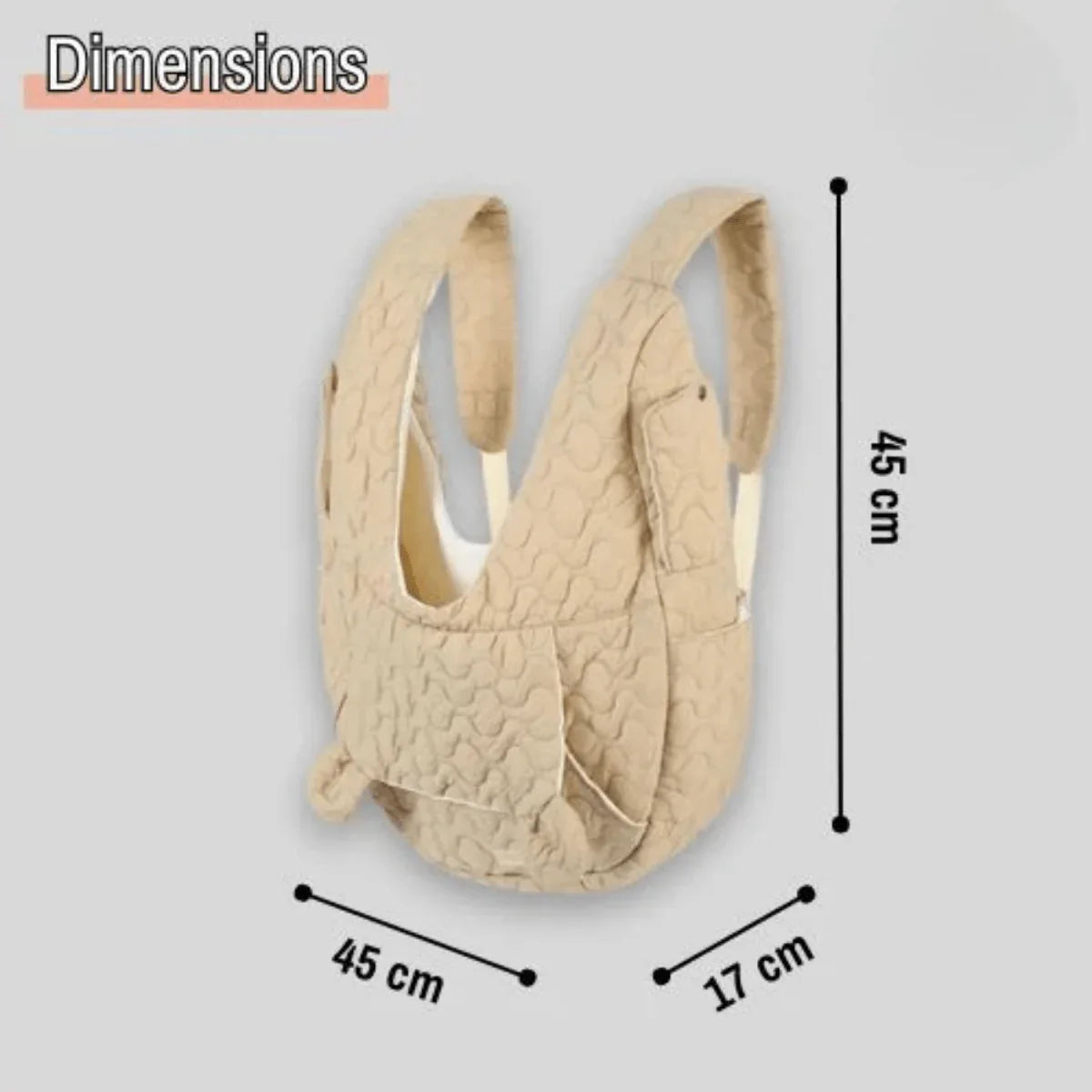 Sac à dos pour chien et chat de 4kg étanche - Rondor