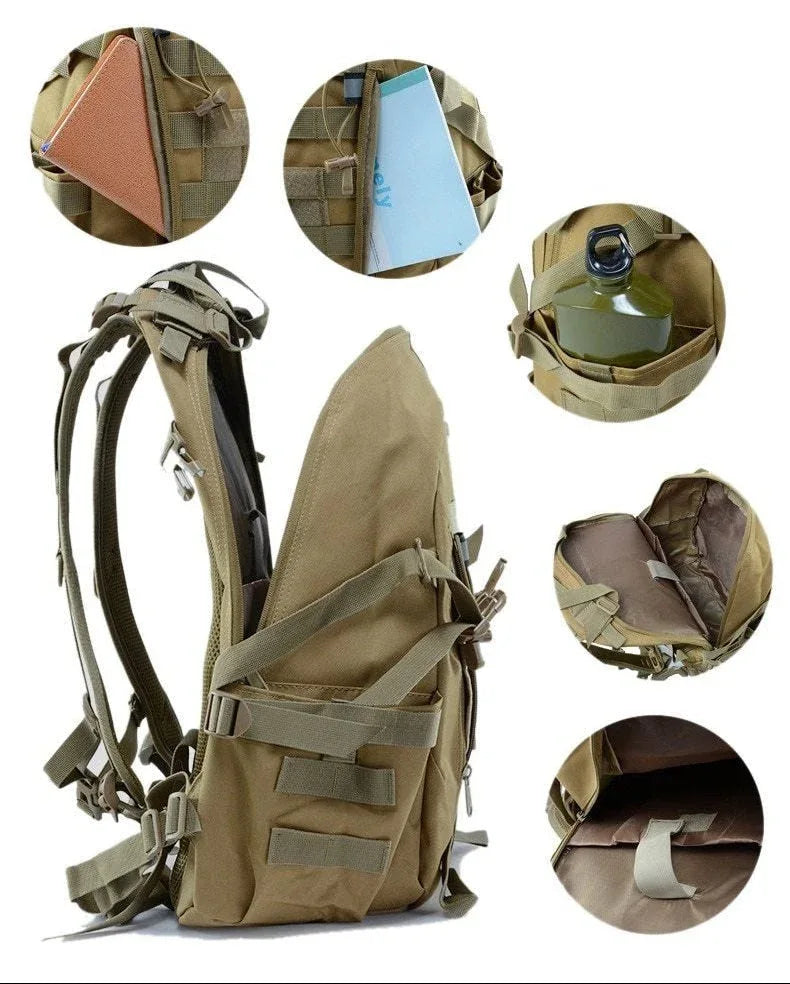 Sac à Dos Tactique Extérieur Militaire - Résistant Aventure - Rondor