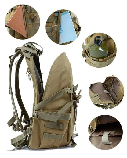 Sac à Dos Tactique Extérieur Militaire - Résistant Aventure - Rondor