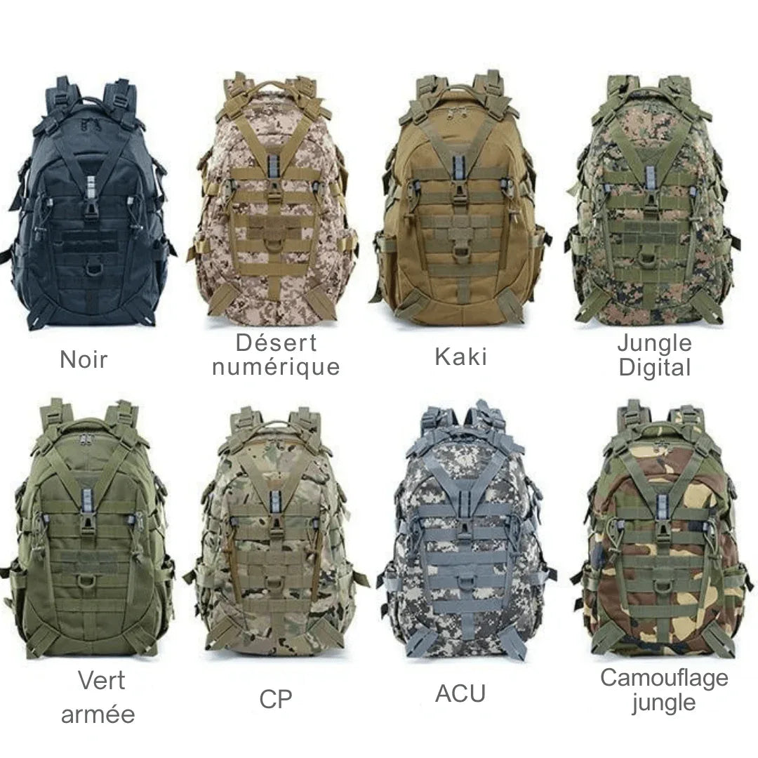 Sac à Dos Tactique Extérieur Militaire - Résistant Aventure - Rondor
