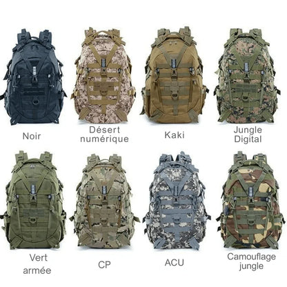 Sac à Dos Tactique Extérieur Militaire - Résistant Aventure - Rondor