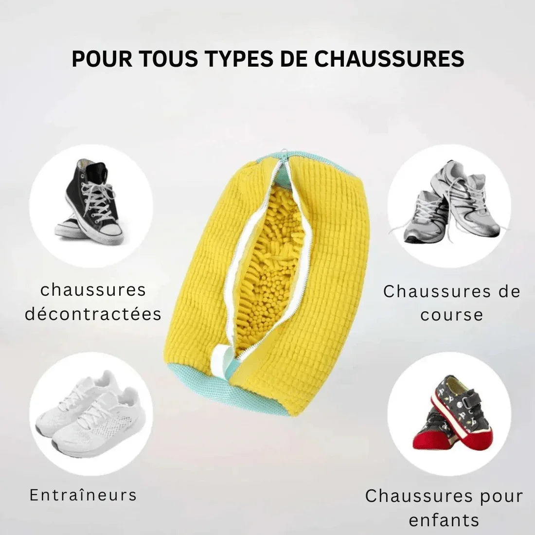 Sac de lavage pour chaussures - Rondor