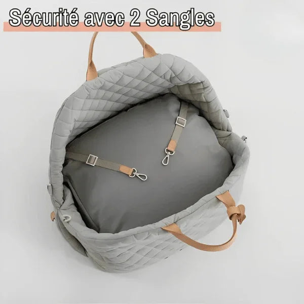 Sac de Transport pour chien 6kg max (ou Chat 8 kg max) - Avec Coussin Confortable | JuJuCocoonBag™ - Rondor
