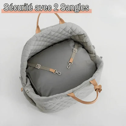 Sac de Transport pour chien 6kg max (ou Chat 8 kg max) - Avec Coussin Confortable | JuJuCocoonBag™ - Rondor