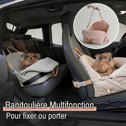 Sac de Transport pour chien 6kg max (ou Chat 8 kg max) - Avec Coussin Confortable | JuJuCocoonBag™ - Rondor
