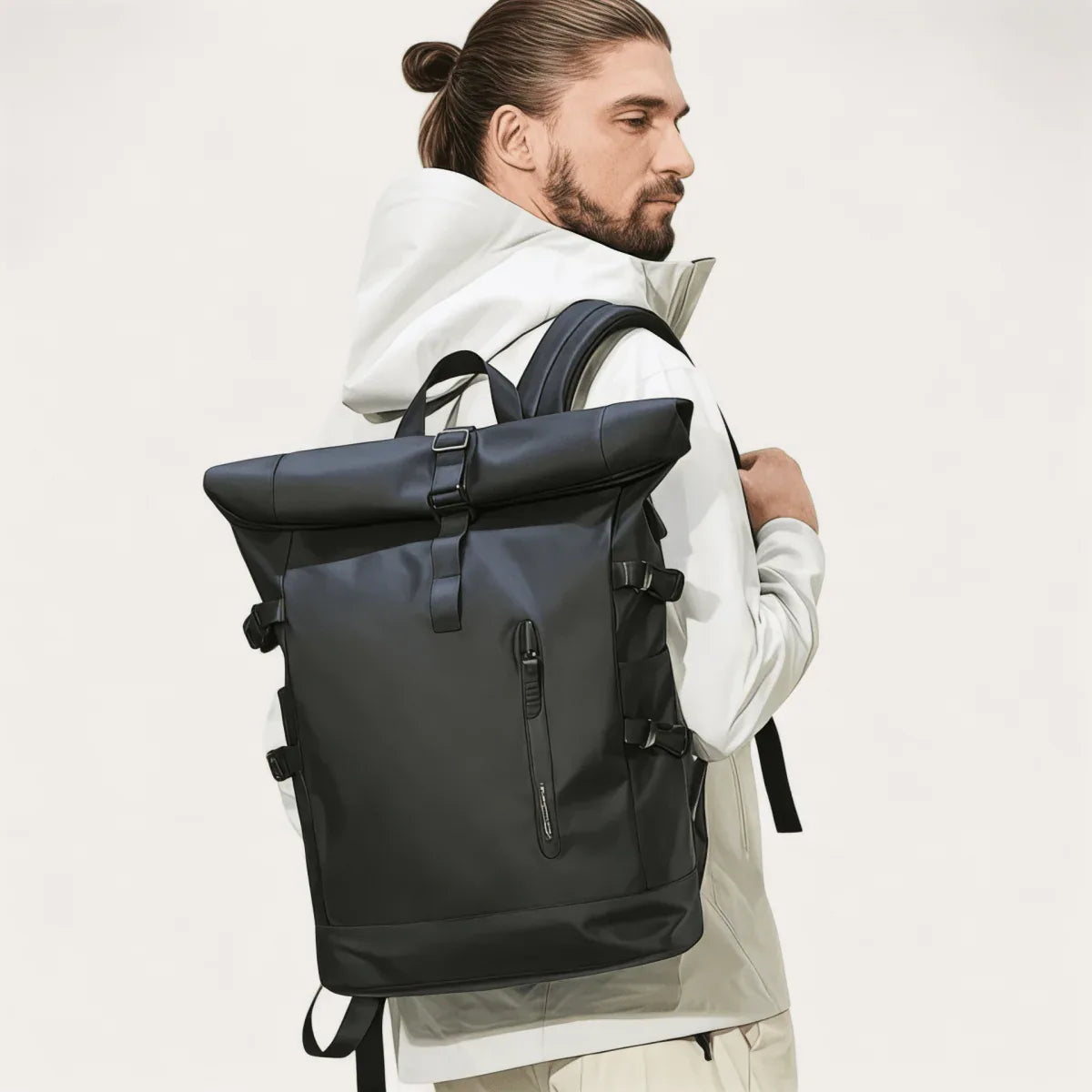 Sac Roll - Top – Élégance Moderne, Confort & Connectivité | RONDOR - Rondor