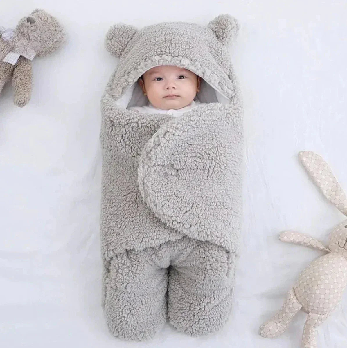 Sacco Nanna Bébé Rassivo™ – Couverture en Polaire Ours d’Hiver - Rondor
