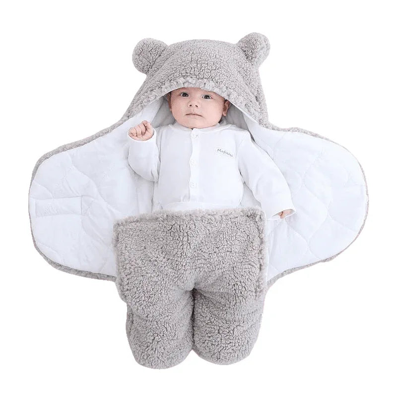 Sacco Nanna Bébé Rassivo™ – Couverture en Polaire Ours d’Hiver - Rondor