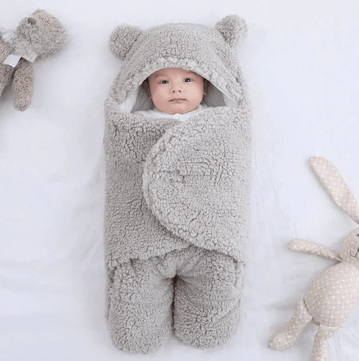 Sacco Nanna Bébé Rassivo™ – Couverture en Polaire Ours d’Hiver - Rondor