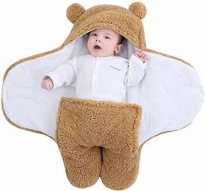 Sacco Nanna Bébé Rassivo™ – Couverture en Polaire Ours d’Hiver - Rondor
