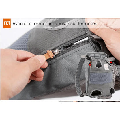 SacPorto - Sac à Dos pour Chien - Sac de Transport - Voyage - Rondor