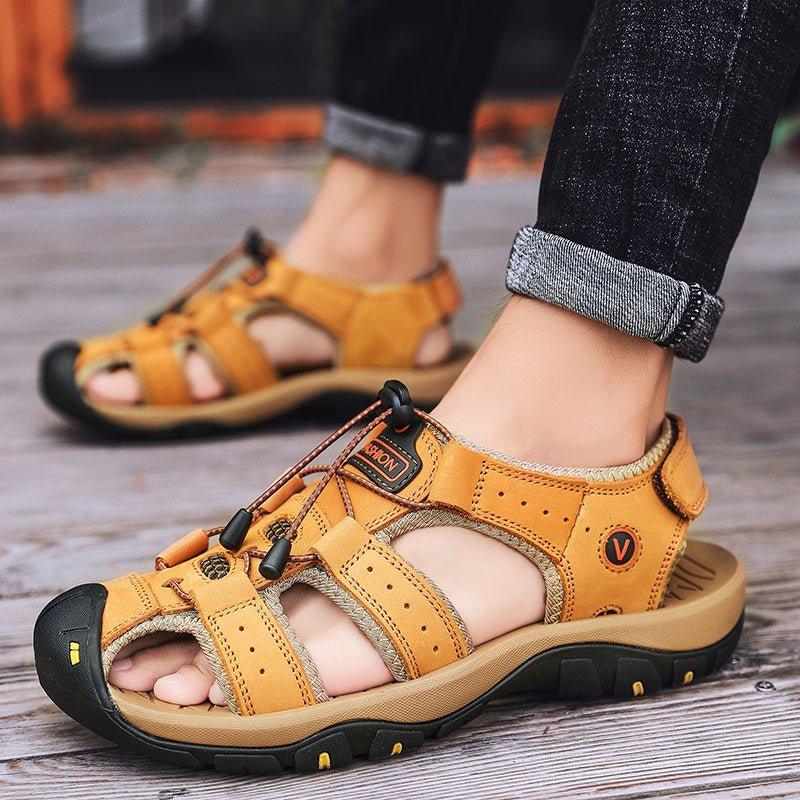 Sandales orthopédiques homme – confort pied et voûte plantaire - Rondor