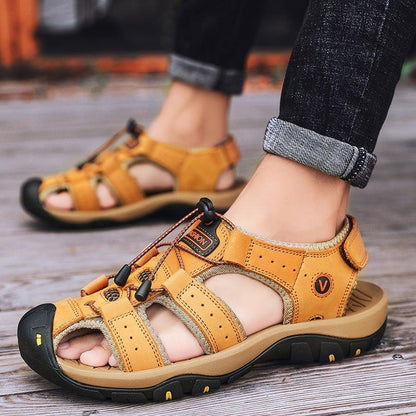 Sandales orthopédiques homme – confort pied et voûte plantaire - Rondor