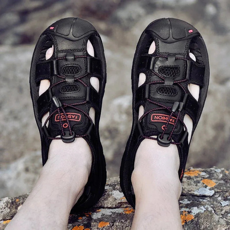 Sandales orthopédiques homme – confort pied et voûte plantaire - Rondor