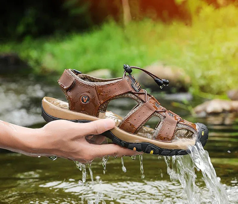 Sandales orthopédiques homme – confort pied et voûte plantaire - Rondor