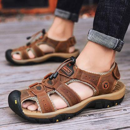 Sandales orthopédiques homme – confort pied et voûte plantaire - Rondor