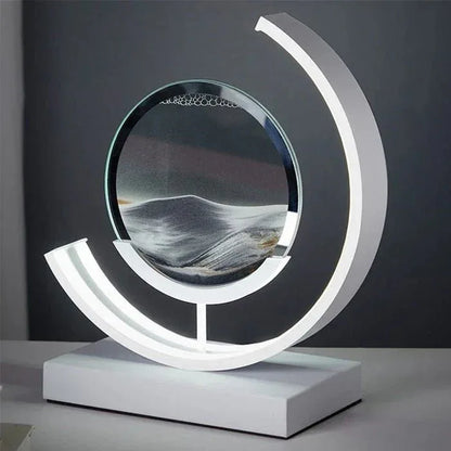 SandAura™ – lampe de table design relaxante à sable mouvant 360° - RONDOR - Rondor