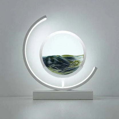 SandAura™ – lampe de table design relaxante à sable mouvant 360° - RONDOR - Rondor