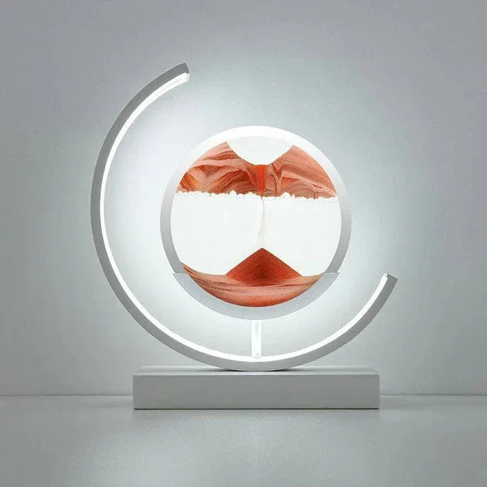 SandAura™ – lampe de table design relaxante à sable mouvant 360° - RONDOR - Rondor