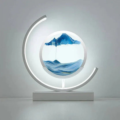 SandAura™ – lampe de table design relaxante à sable mouvant 360° - RONDOR - Rondor